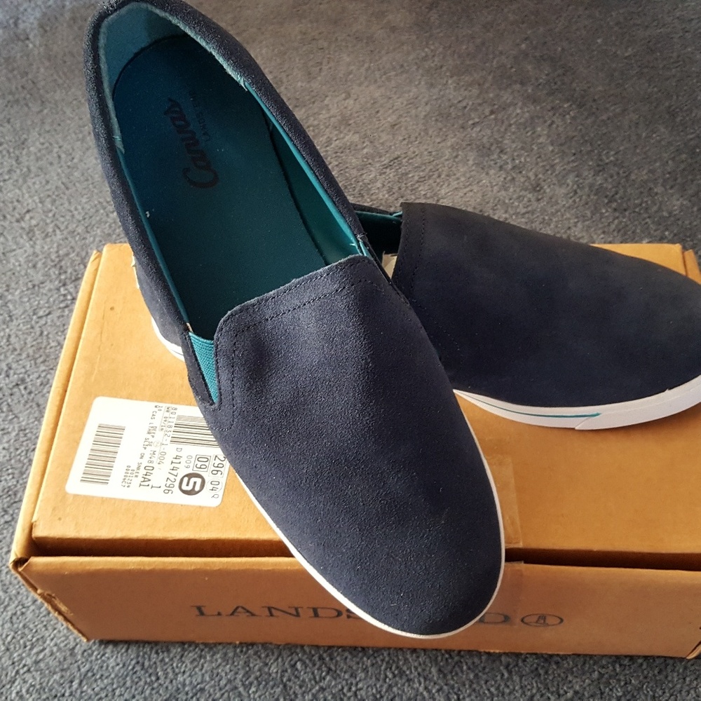 Blue suede shoes (sneakers)